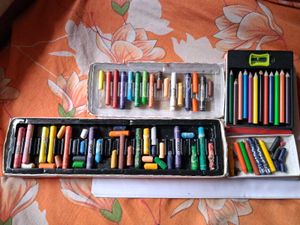 oil pastel color