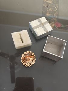 Elegant Statement Adjustable Ring with Gift Box