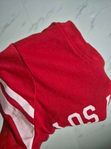 Red Crop Tshirt