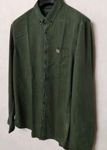 Us Polo 🔥Men's Green Casual Button-Down Shirt