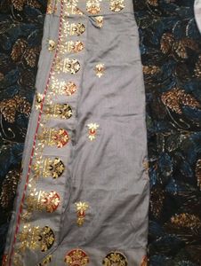 Beautiful Border Saree With Blouse...