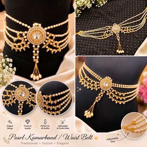 Traditional Pearl Kamarband for Women | Bridal Wai