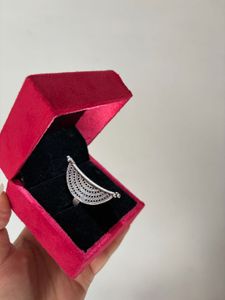 Unique Silver Oxidized Tribal Ring