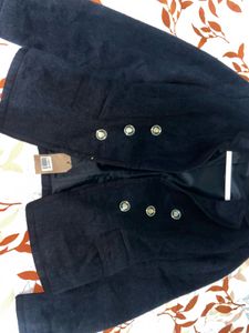 Black velvet blazer