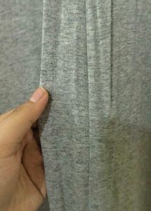 grey shrug midi length
