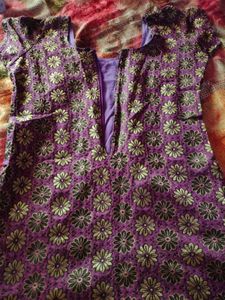 Purple Floral Top