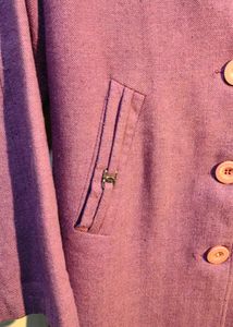 Elegant Lavender Trench Coat