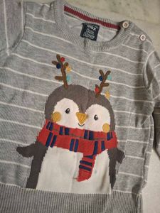 Cute Penguin Sweater for Kids