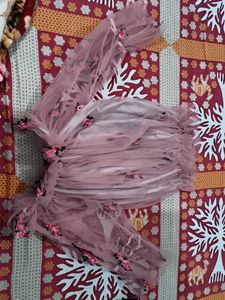 Sheer Embroidered Floral Blouse