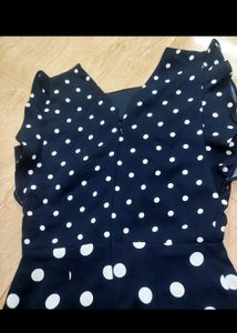 Branded Polka Dot Jumpsuit UK brand