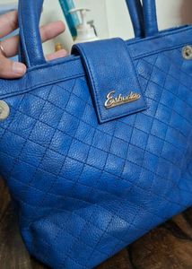 Esbeda original Blue Quilted Handbab