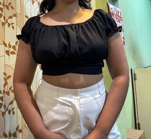 black crop top