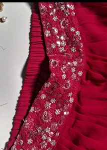 Maroon Ethnic Dress with Jacket