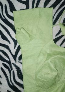 Elegant pistachio Green Blouse