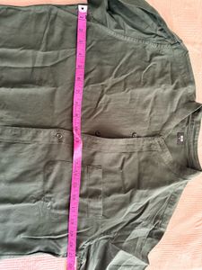 Uniqlo Olive Green Casual Shirt