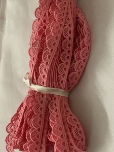 Pink Lace Trim
