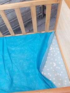 Wooden Baby Cradle