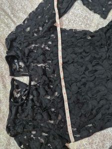 Chic Black Lace Dress