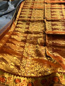 Silver Pure Silk Kanjivaram Saree