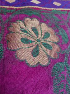 Elegant Pink unstitched 2 Kurta Set with bottom fa