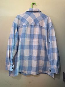 Cozy Plaid Oversized Shirt Jacket