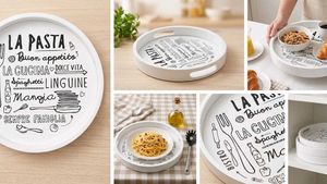 ​Italian Bistro Round Serving Tray