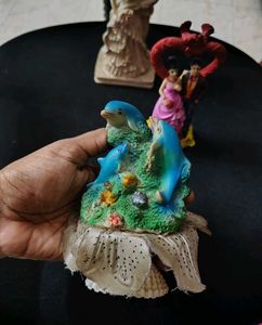 Wedding Couple &amp; Dolphin Figurines