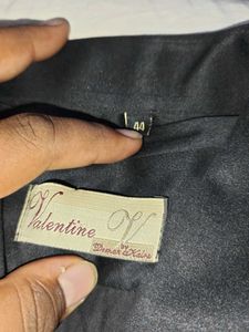 Men's Black Satin Shirt