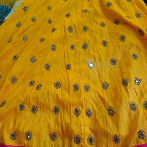 Yellow &amp; Pink Dress XL size