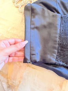 Chic Black Mini Corset Top check details