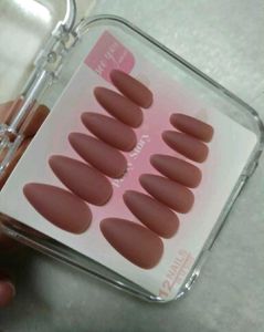 Matte Almond Press-On Nails, FIXED PRICE