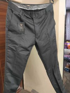 Men's Grey Formal Trousers