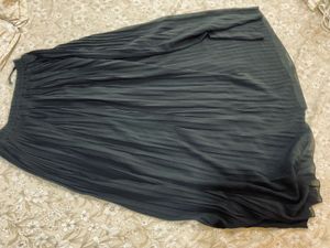 only brand Black Pleated Maxi Skirt