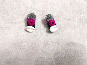 Boho Fabric Necklace &amp; Earring Set