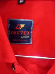 Red Stylish  Shirt For Boys