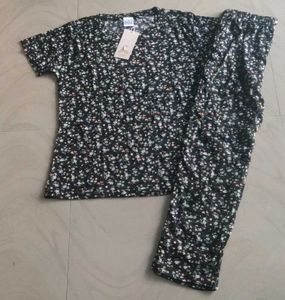 Floral Print Pajama Set