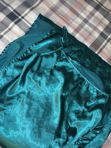 Emerald Green Satin Cami Dress