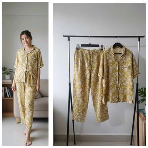 Floral Pajama Set