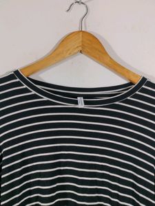Black Striped Top (Women's)