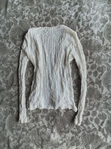 handmade white shrug