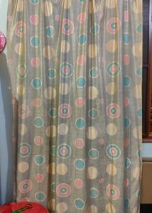 Only One Long Shiny Curtain