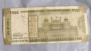 Five Hundred Rs Star Note