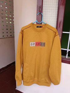 Yellow Spirit Graphic Sweatshirt