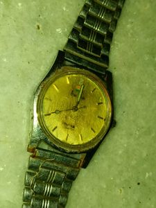 Vintage Gold Tone Wrist Watch hmt
