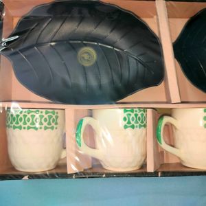Tea Serving Set (4 Cup And 2 Bowl)