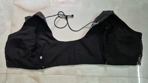 Chic Black Polka Dot Blouse