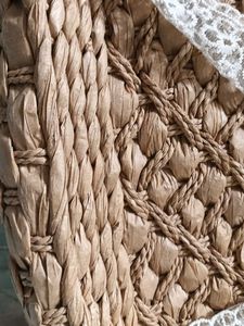 Woven Straw Handbag