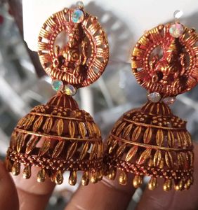 Traditional Indian Jhumka Earrings