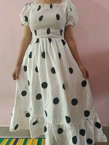 Black And White Girly Dress