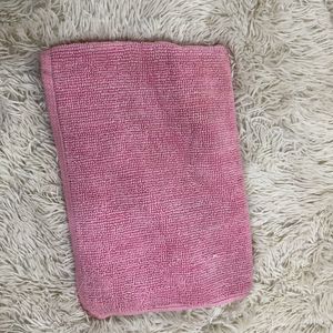Soft Pink Plush Hand Towel